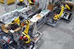 New V30M erects, loads, and covers 12 to 14 display trays/min, offering a compact method of automating the process.