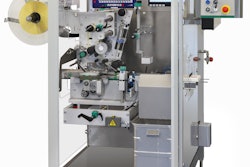 BL A309 applies a vignette label on the upper panel of a carton; allows users to meet needs related to pharmaceutical traceability.