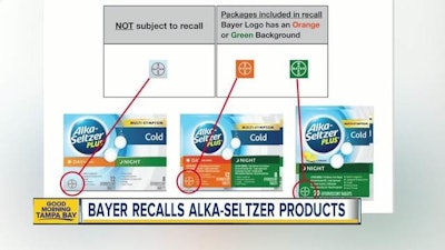 Alka-Seltzer Plus Recall Graphic / Image: ABC News