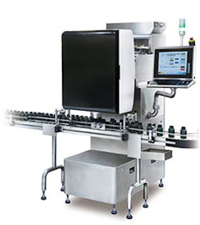 The CPT V120 Vision Counter from CapPlus Technologies uses high-speed imaging technology to double the speed of comparable 12-track counters in a reduced footprint, suitable for tablets, pills, capsules, wrapped candy and products, and odd shapes such as dried fruit or nuts.