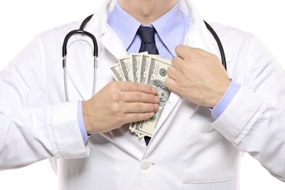 Physician Bribery / Image: Fierce Healthcare