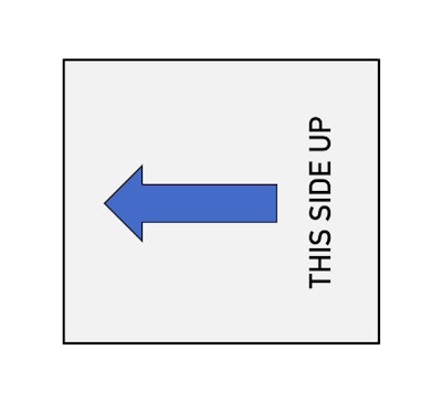 Thermal shippers that are not symmetrical may experience temperature excursions when their orientation is changed.