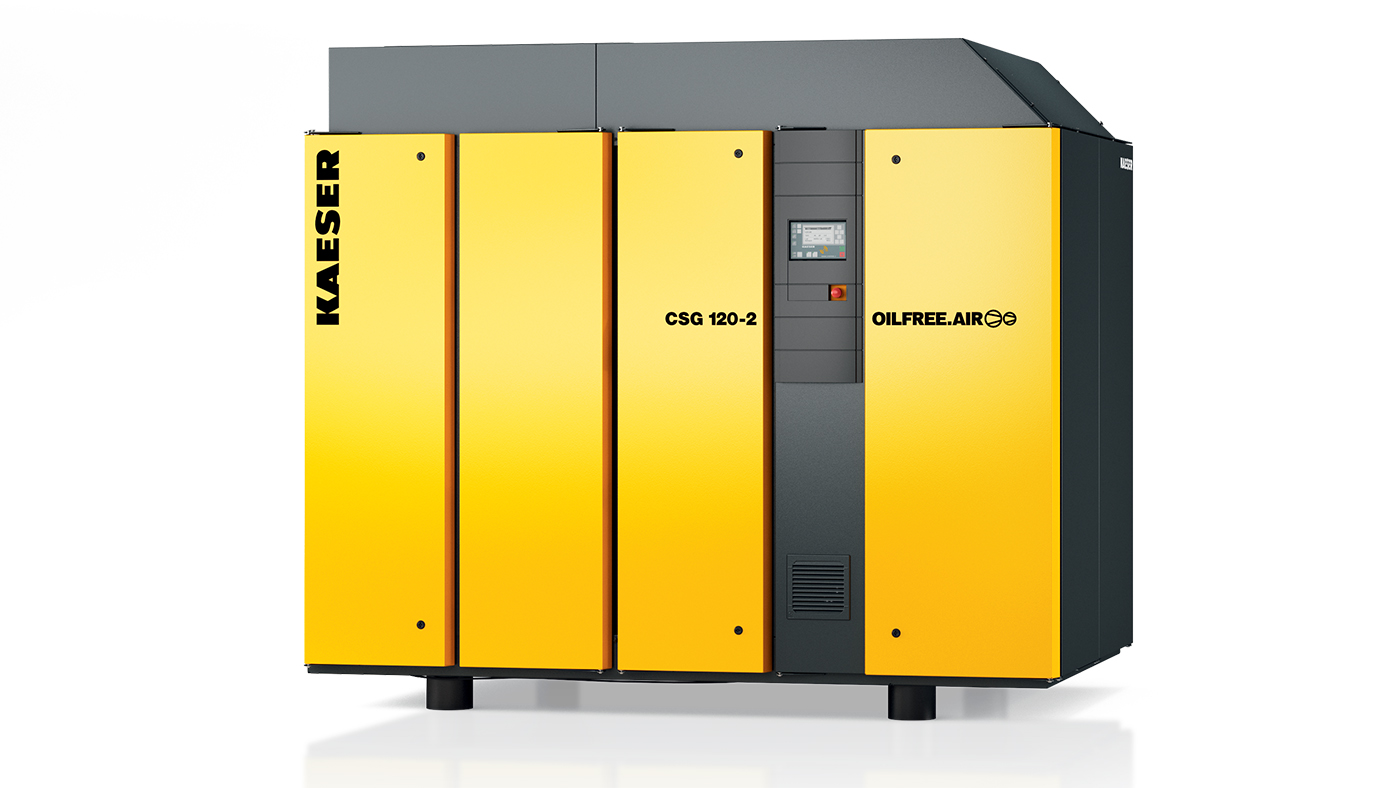 Oil-free screw compressors are engineered for low life cycle costs