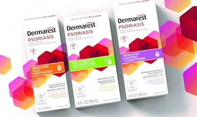 Prestige Brands works with branding design agency to create a more beauty-focused OTC package appearance for a product with medicinal properties.