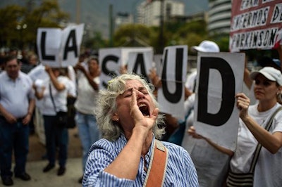 Protesters in Venezuela / Image: Federico Parra