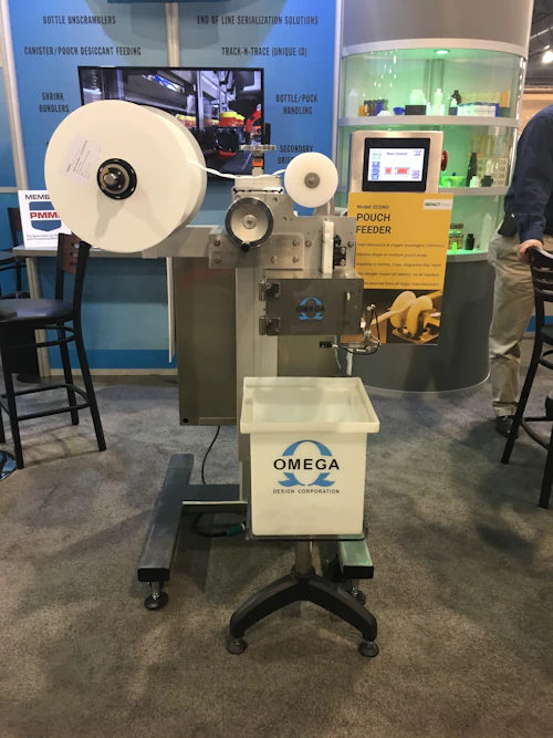 Spotted At Pack Expo East Omega Desiccant Pouch Feeder