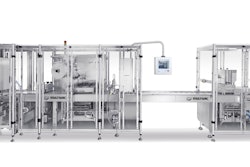 Machinery includes a thermoforming machine with GMP design for packaging syringes.