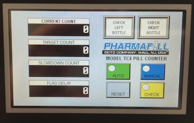 Features new HMI control panel as standard for easy, intuitive operation on its Pharmafill TC4 machine.