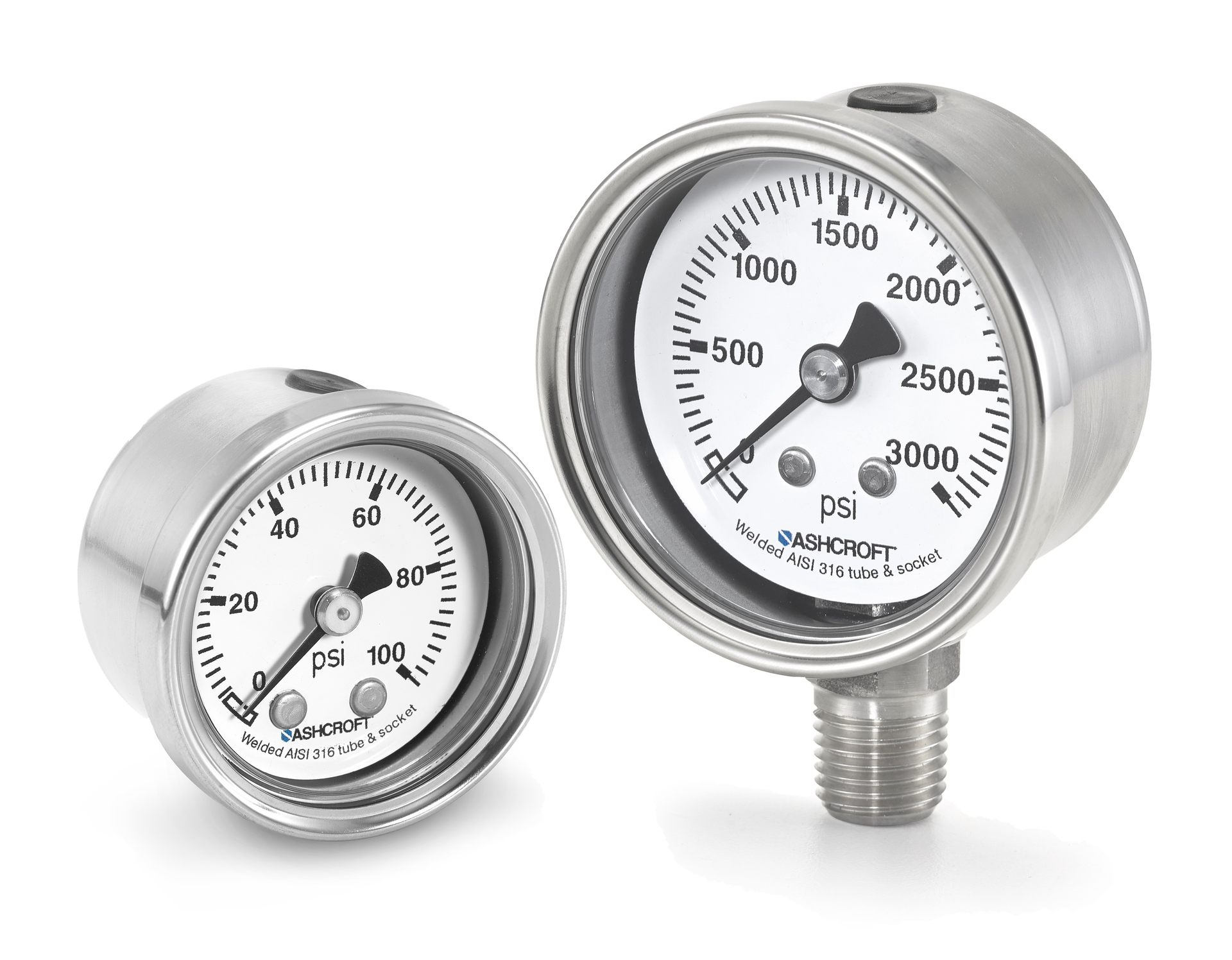 Gauges provide performance of larger units
