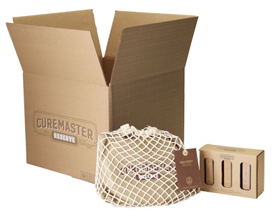 Hormel Foods wanted a crafty-looking and natural substrate for their Curemaster Reserve ham packaging.