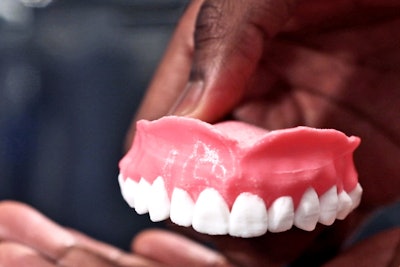 3-D Printed Dentures Deliver Drugs / Image: Douglas Levere/U. Buffalo)