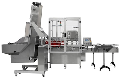 Magna Capper, an automatic inline capping machine designed specifically for large containers and closures.
