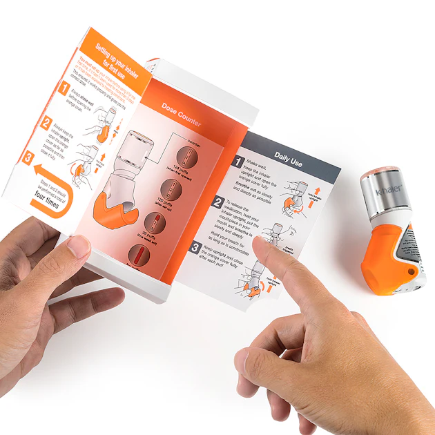 Inhaler Device, Packaging Win iF Design Award | Healthcare Packaging