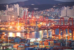 While the status of U.S./Korean negotiations understandably makes headlines, E-commerce and international investment bode well for South Korea’s logistics business. Seen here is an image of a port in Pusan, South Korea.