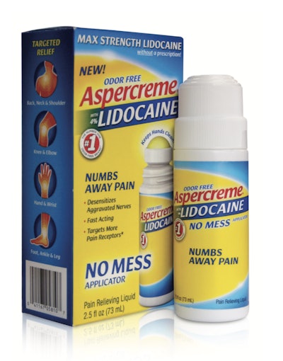 Chattem, Inc.’s Aspercreme with Lidocaine