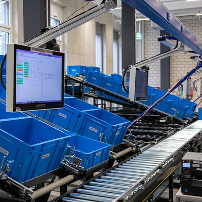New logistics and service center in Switzerland uses zero-pressure accumulation rollers to provide cost-effective infrastructure that allows future expansion.