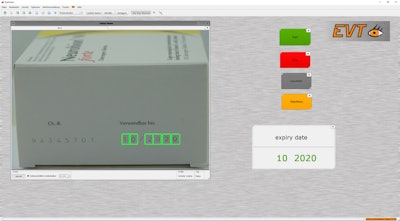 Software works with hardware to permit visual inspection of film, heat-sealed joints, and check expiration dates, barcodes, and print layout.