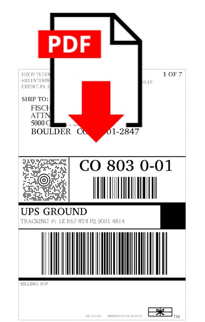 New 5610 can print and apply a label directly from a PDF format.