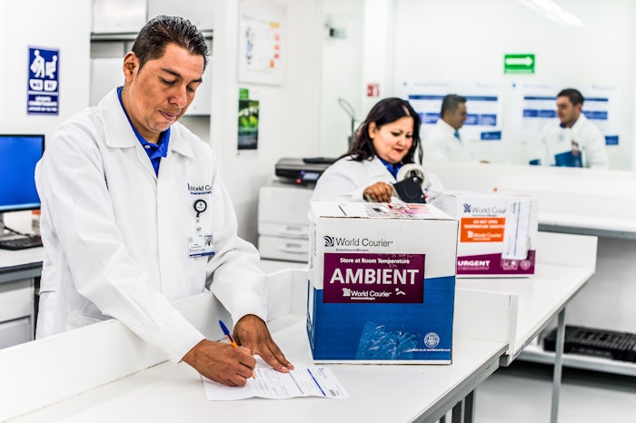 About 90% of World Courier’s business focus is concentrated in the healthcare/life sciences sector.