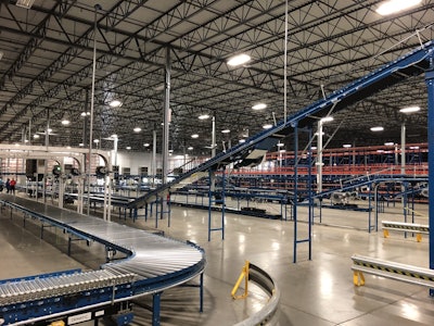 ODW Logistics’ new Columbus, OH, facility features fully integrated conveyors for optimal e-commerce fulfillment solutions.