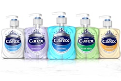 Carex handwash package redesign helps celebrate the company's 25th anniversary.