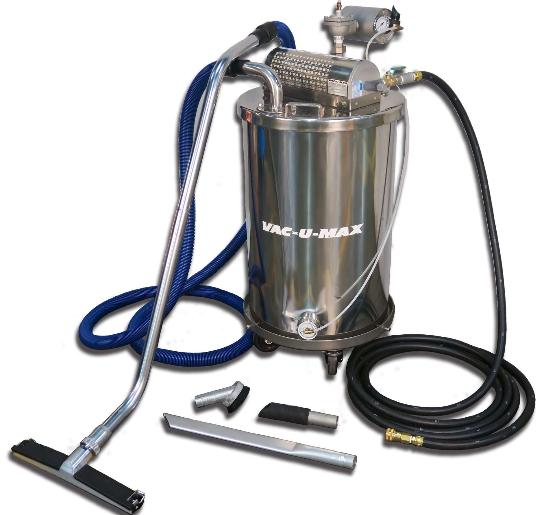 Air-powered vacuum is an intrinsically safe system
