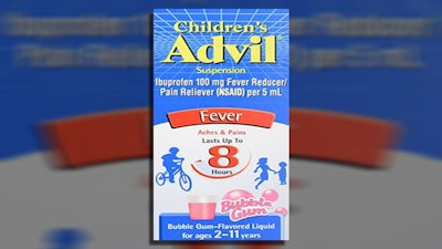 Recalled Children's Advil / Image: Arizona's Family