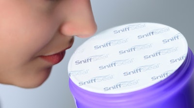 Tri-Seal will be exhibiting liners with patented Sniff Seal® technology (shown here). It is reported to be the first liner to enable scent permeation through an induction seal closure liner without affecting the seal or compromising the contents.