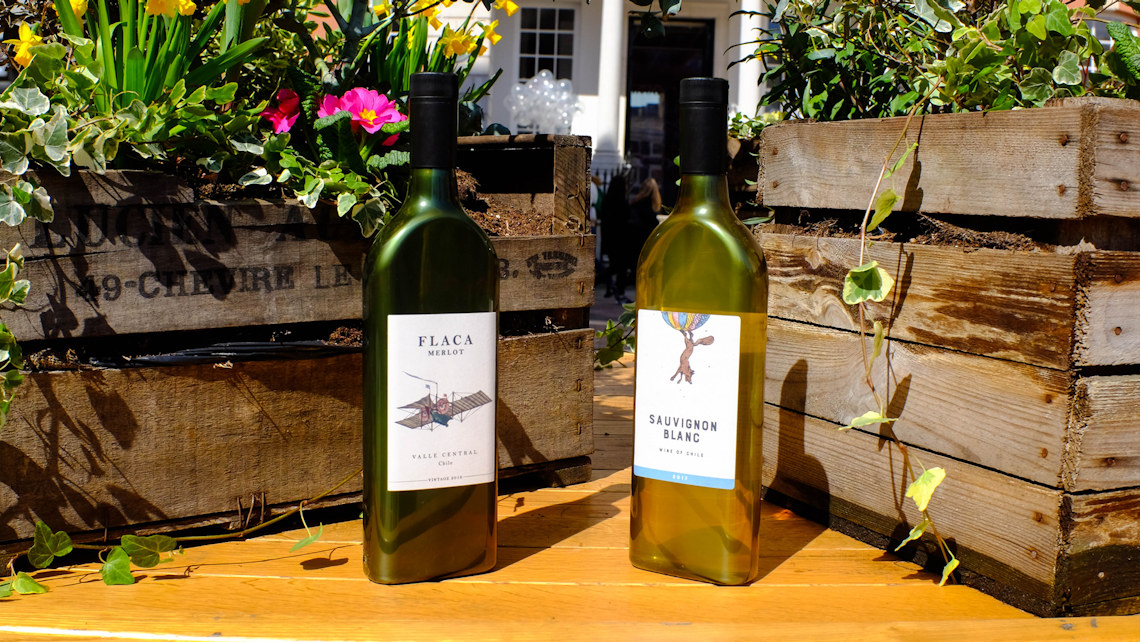 Flat Wine Bottle For E Commerce Is A Dow Diamond Finalist Healthcare Packaging