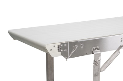 New AquaGard 7350 V2 sanitary conveyor platform highlights enhanced safety and performance for multiple industry applications.