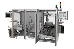 Track Pack combines the BL A415 labeler and the PS 300 case packer in a compact machine that’s just 3.5 meters long x 2.3 meters wide.