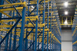 Aim to allow users to store up to 75% more pallets than selective racking, with forklifts driving directly into the rack.