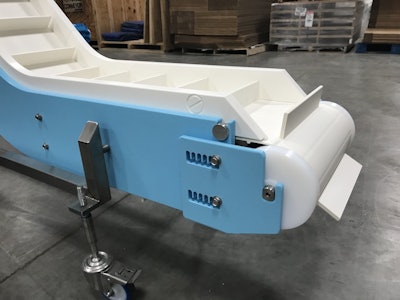 Designed to prevent cross-contamination following product changeovers, the kit accompanies the company’s DynaClean® sanitary conveyors.