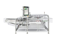 Model KARTOS which has been designed to pack products for the pharmaceutical, cosmetic and food industries.