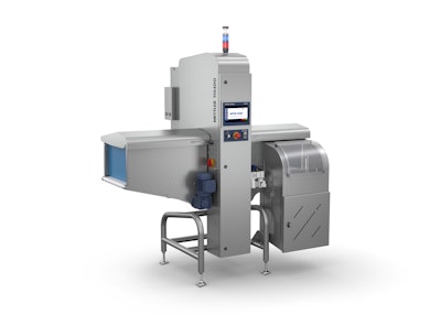 X-ray inspection system performs component presence verification and contamination inspection in pharmaceutical products.