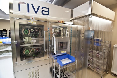 RIVA IV compounding system is designed for preparing syringes and IV bags in an aseptic environment for 503B central-fill, hospital and outsourcing pharmacies.