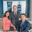 On the J&J team that comes up with innovative package designs are (left to right) Hetal Soni, Miguel Herrera, and Rafal Hrymoc