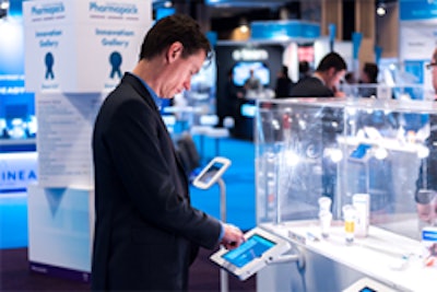 Pharmapack features an innovation gallery in the exhibition hall. Credit: Pharmapack Europe