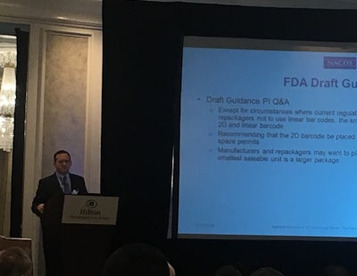 Christopher Smith, Director of Federal Public Policy at the National Association of Chain Drug Stores (NACDS), when he addressed the 11th Pharma Packaging and Labeling East Coast 2019 conference.