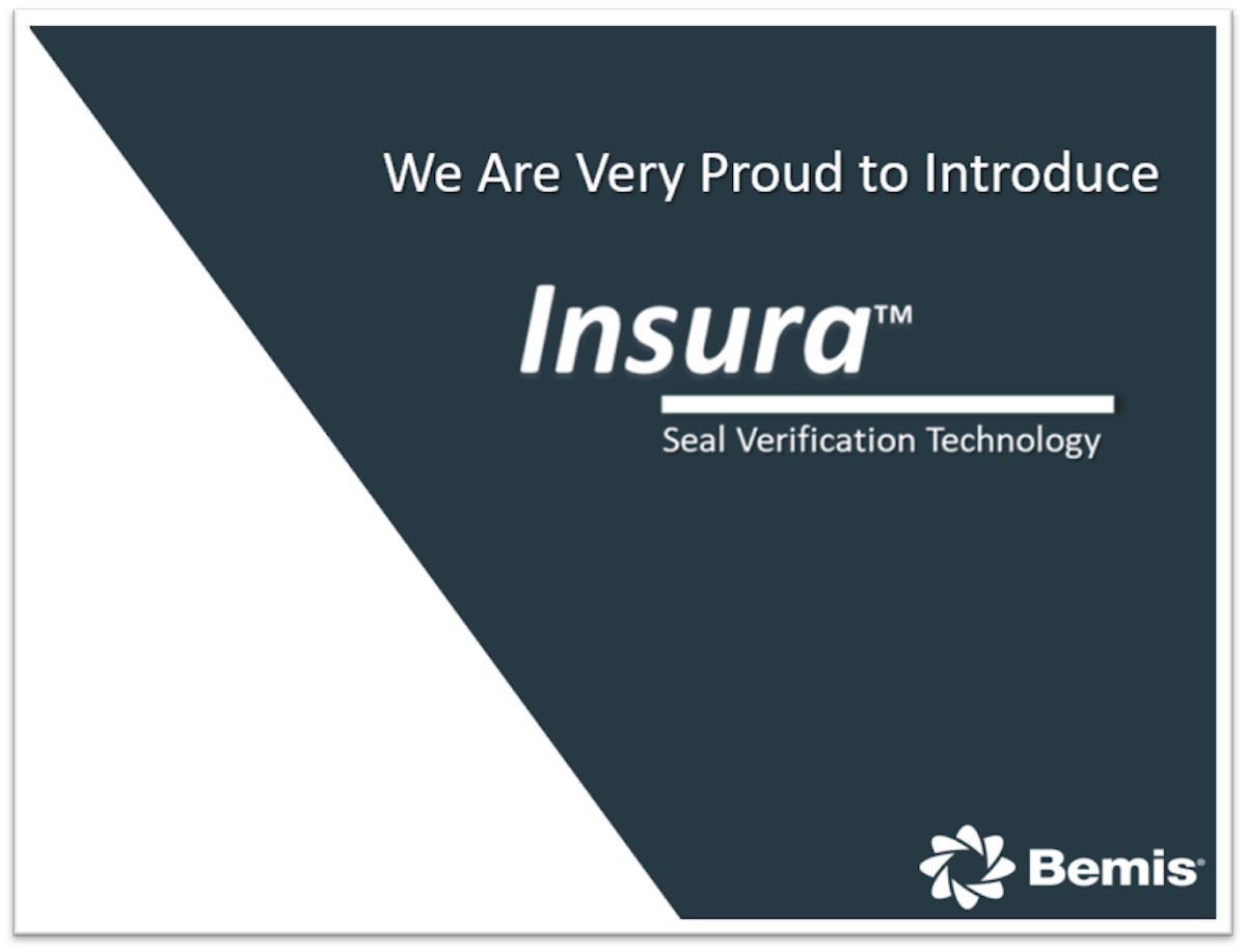 Bemis Healthcare Packaging Seal Verification Technology Healthcare
