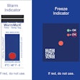 Cold Chain Complete is a combination of two temperature indicators that alert users to exposure of unacceptably high or low temperatures.