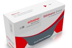 The smart packaging system demo developed by Schreiner MediPharm jointly with the Edelmann Group includes digital and analog technologies for product authentication and tamper evidence.