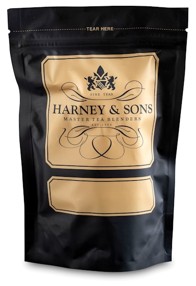 Harney & Sons tea pouch