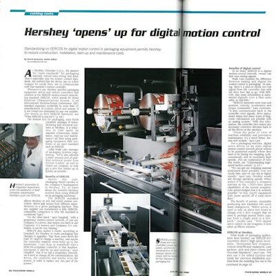 This article was groundbreaking in that it represented the first major breakthrough in media coverage of Campbell’s and Hershey’s push toward electromechanical, instead of strictly mechanical, architecture.