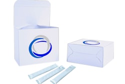 Cama Group designed a complete line for a major biopharmaceutical company, where the packaging machine loads stickpacks of single-serve powders into a flip-top box design.