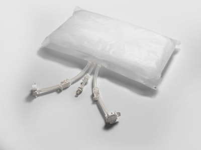 STA-PURE Flexible Freeze Container, a single-use bag designed to remain durable at cold temperatures.