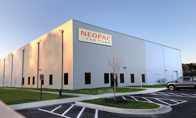 Neopac’s 37,000-square-foot Wilson plant will feature a high-speed tube line.