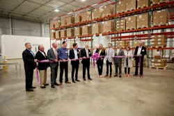 Ribbon cutting at Neopac's new Wilson plant in North Carolina.
