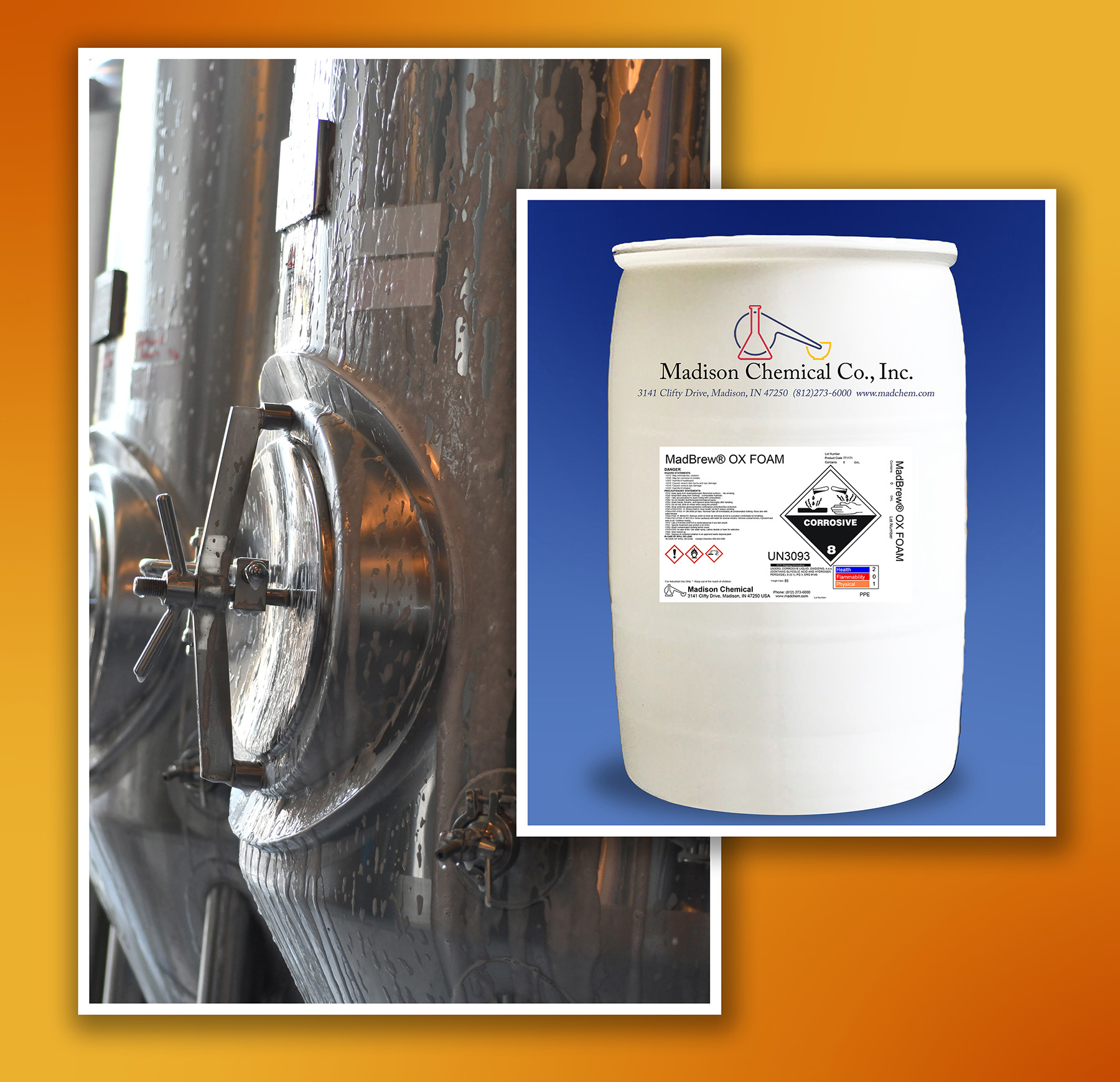 Cleaner designed for craft breweries