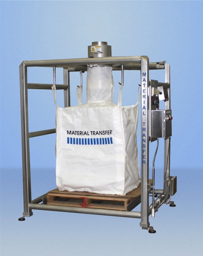 Material Transfer bulk bag filling system